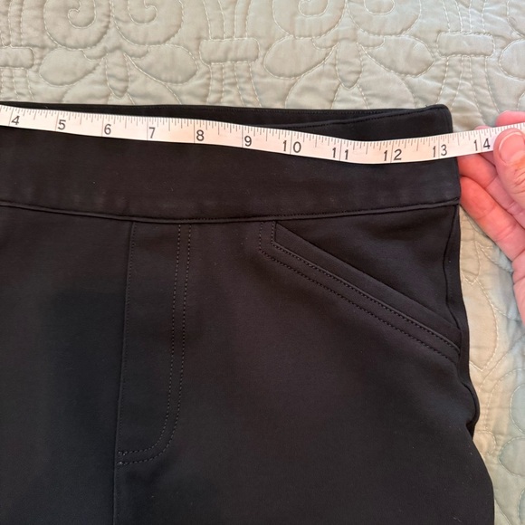 SPANX Women’s Black Ankle Pants Stretch Size S High Rise Tummy Control - Picture 5 of 11